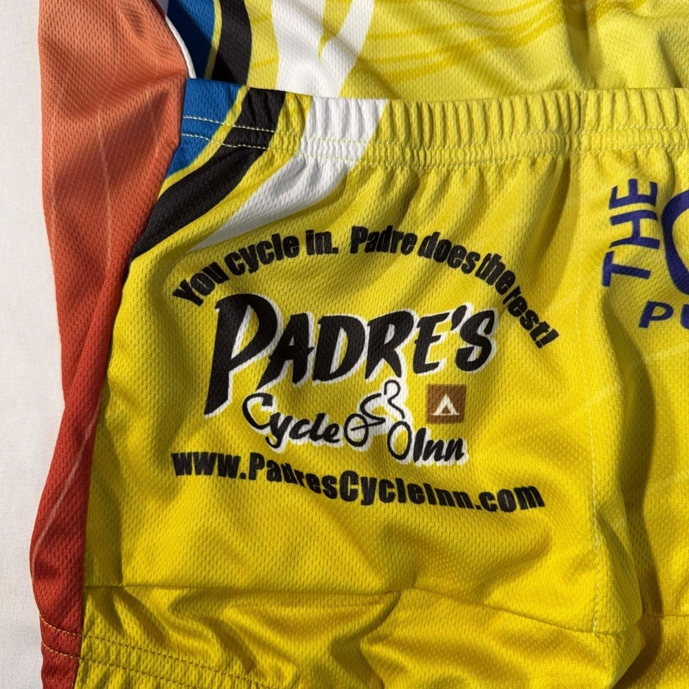 Peak 1 Sports BackStoppers Cycling Jersey Shirt Full Zip Size Mens 2XL NWT - Picture 11 of 14